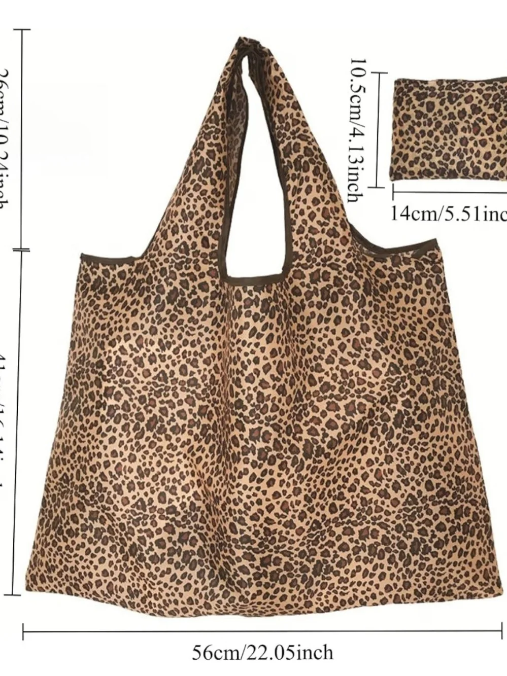 Reusable Plaid Grocery Tote Bag - Beige